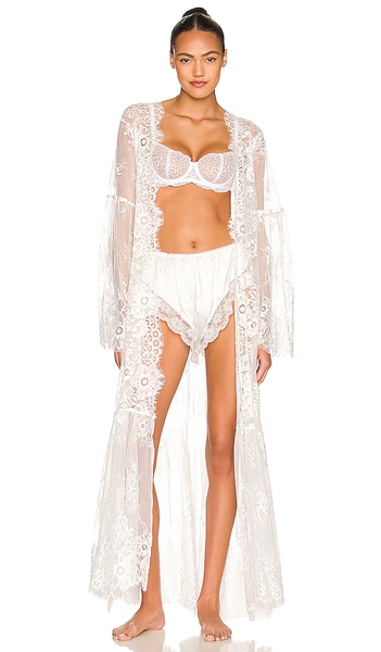 Georgina Long Lace Robe