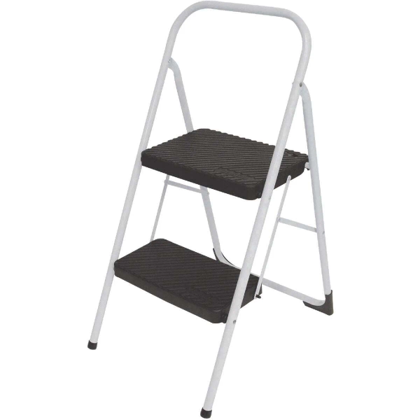 Cosco  Two-Step Folding Step Stool - Gray 300 lb Capacity