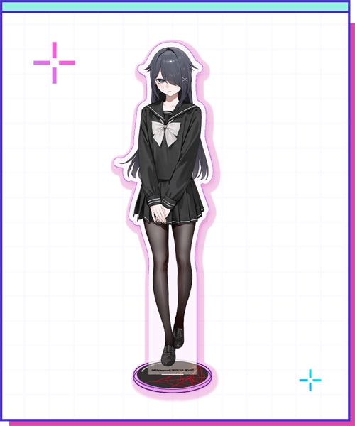 NEEDY STREAMER OVERLOAD 30cm Acrylic Stand Ame-chan (Student ver.)(Pre-order)