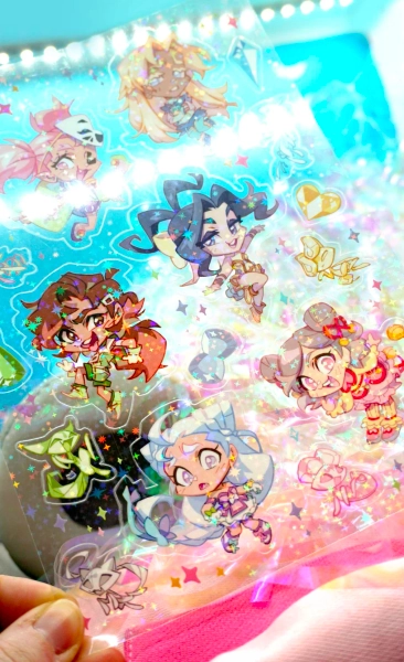 PRISM Holographic Stickers — ActuallyRea Merch