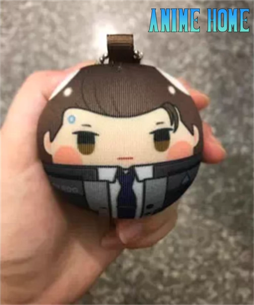 Game Become Human Connor 7cm Plush Keychain Bag Pendant Cosplay Original Kids Gift Cute