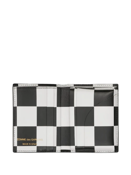 Comme Des Garçons Wallet patent-finish wallet | One Size