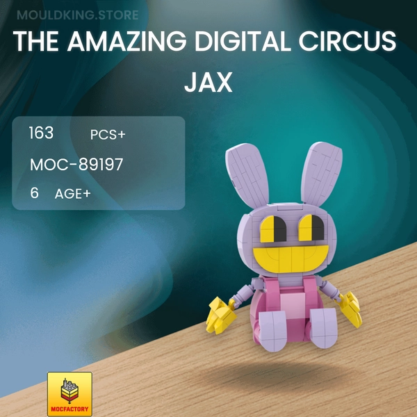 The Amazing Digital Circus Jax with 163 Pieces | MOULD KING