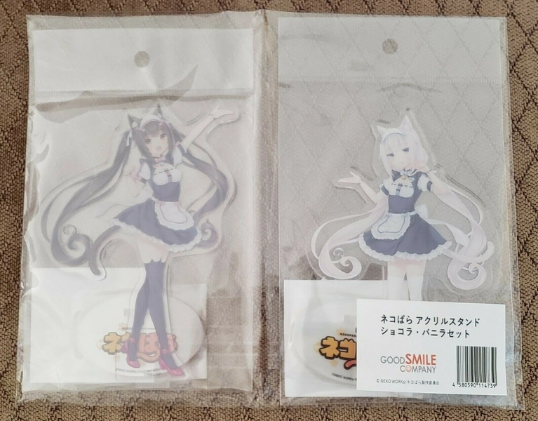 NEW Exclusive Nekopara Chocola Vanilla Acrylic Stand Set Figure Good Smile 