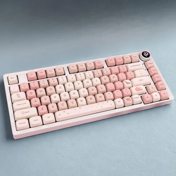 Pink Strawberry Cream Keycaps Set 142
