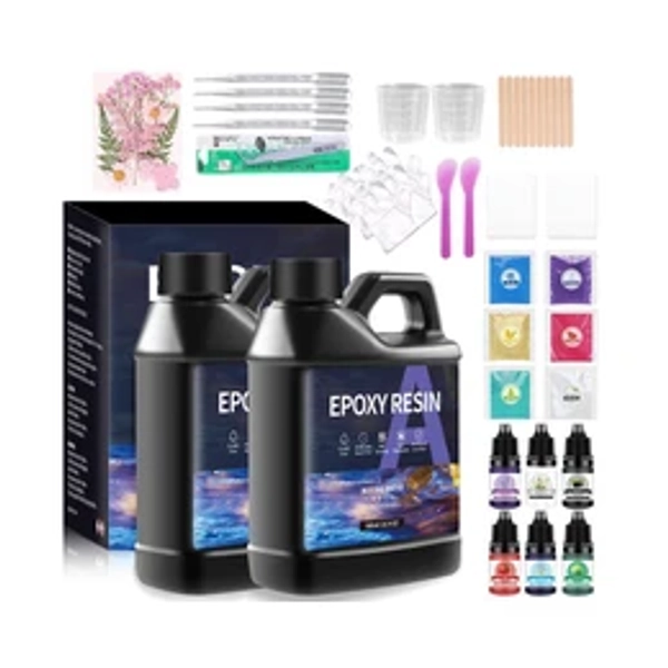 1000ml 1:1 AB Resin Epoxy Glue Set High Adhesive Crystal Clear Resin for Jewelry DIY Crafts Epoxy Resin