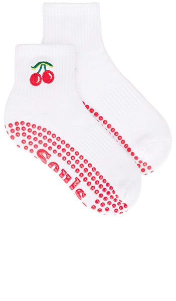 Very Cherry Pilates Grip Socks