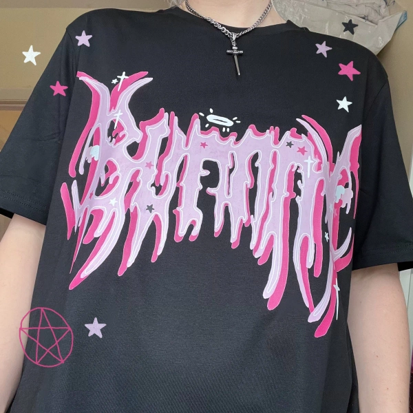 Black Bunnny Tee (made 2 order)