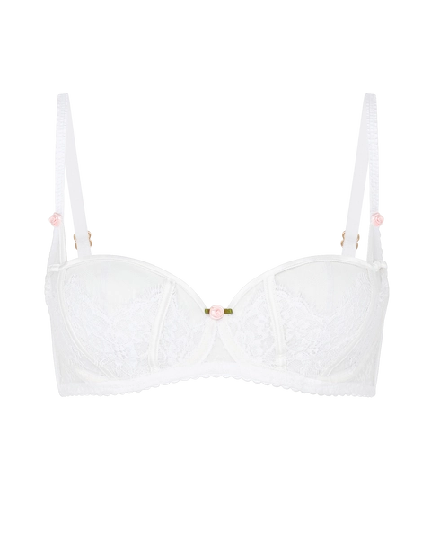 Clarissa Bra in White | By Agent Provocateur