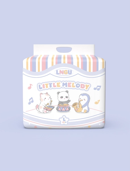 LNGU Little Melody - Plastic diapers - Diaper Minister