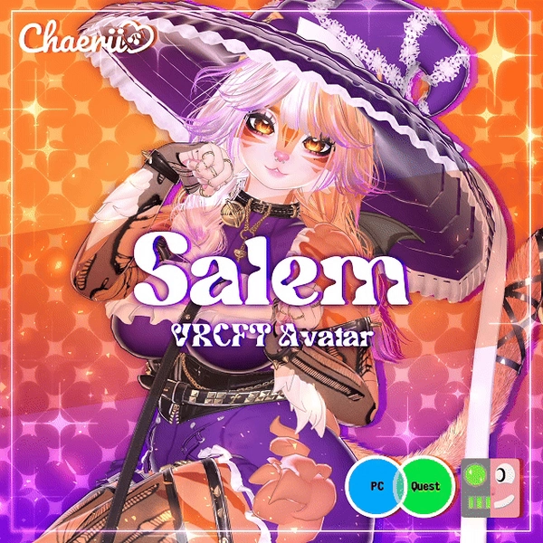 Salem by Chaerii 💗 VRCFT | PC & QUEST | Furry Avatar
