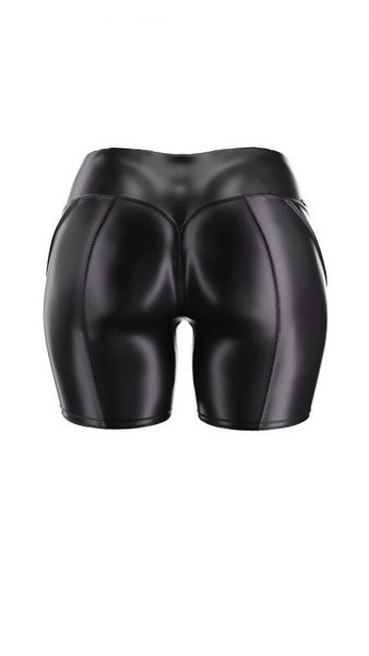 Vegan leather shortsโจ