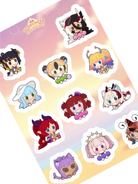 Summer Anniversary Sticker sheet!