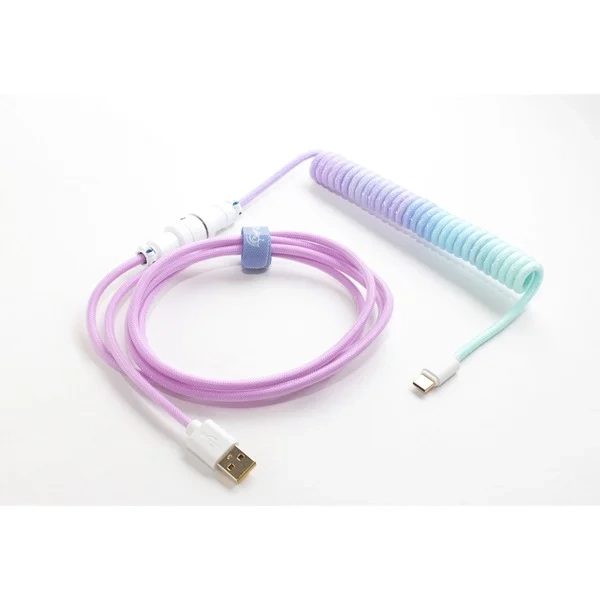 Coiled Cable V2 - Azure kabel