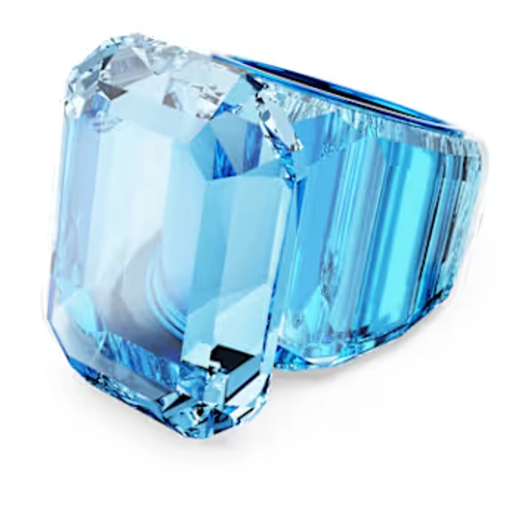 SWAROVSKI Ring  Lucent, Taille octogonale, Bleues