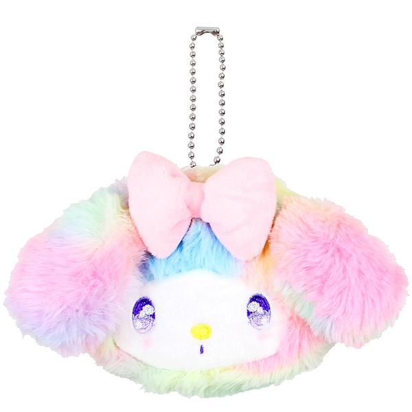 Sanrio My Melody Pastel Rainbow Plush Mascot Mini Zipped Pouch at ARTBOX
