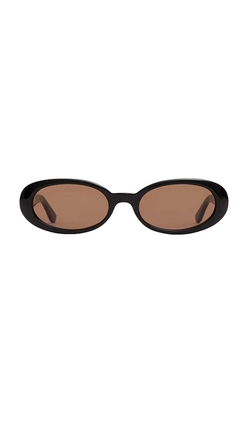 DMY Studios Valentina Sunglasses in Black.