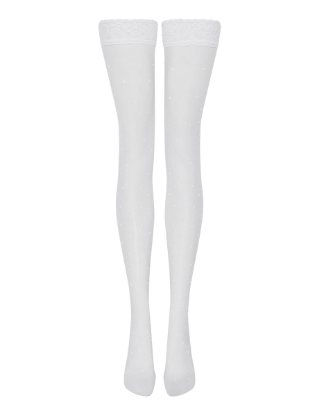 Una Hold Ups in White/White | By Agent Provocateur