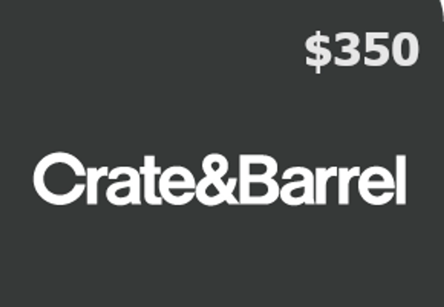 Crate and Barrel $350 Gift Card US