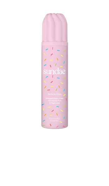 Sundae Body Birthday Cake Whipped Shower Foam in Birthday Cake.