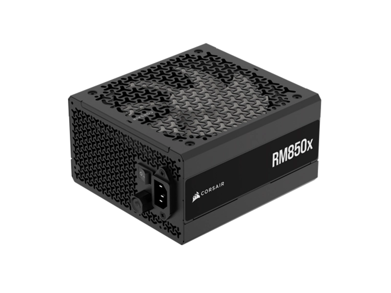 CORSAIR RMx Series RM850x ATX Power Supply - Fully Modular - ATX 3.1 - PCIe 5.1 - Cybenetics Gold - Low-Noise - Japanese Capacitors - 850 Watts