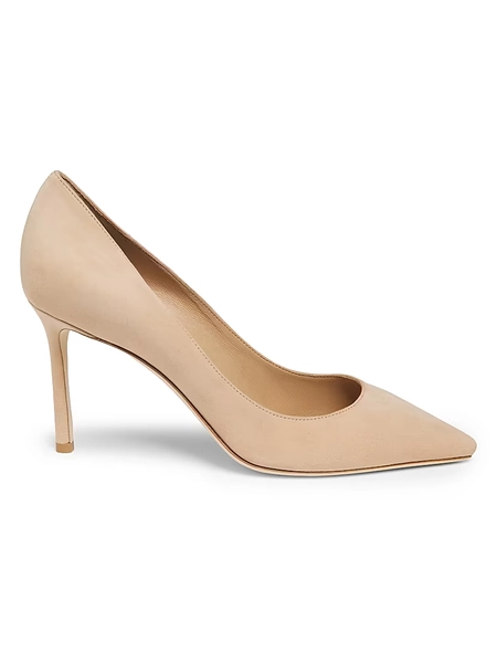 Romy 85MM Suede Pumps