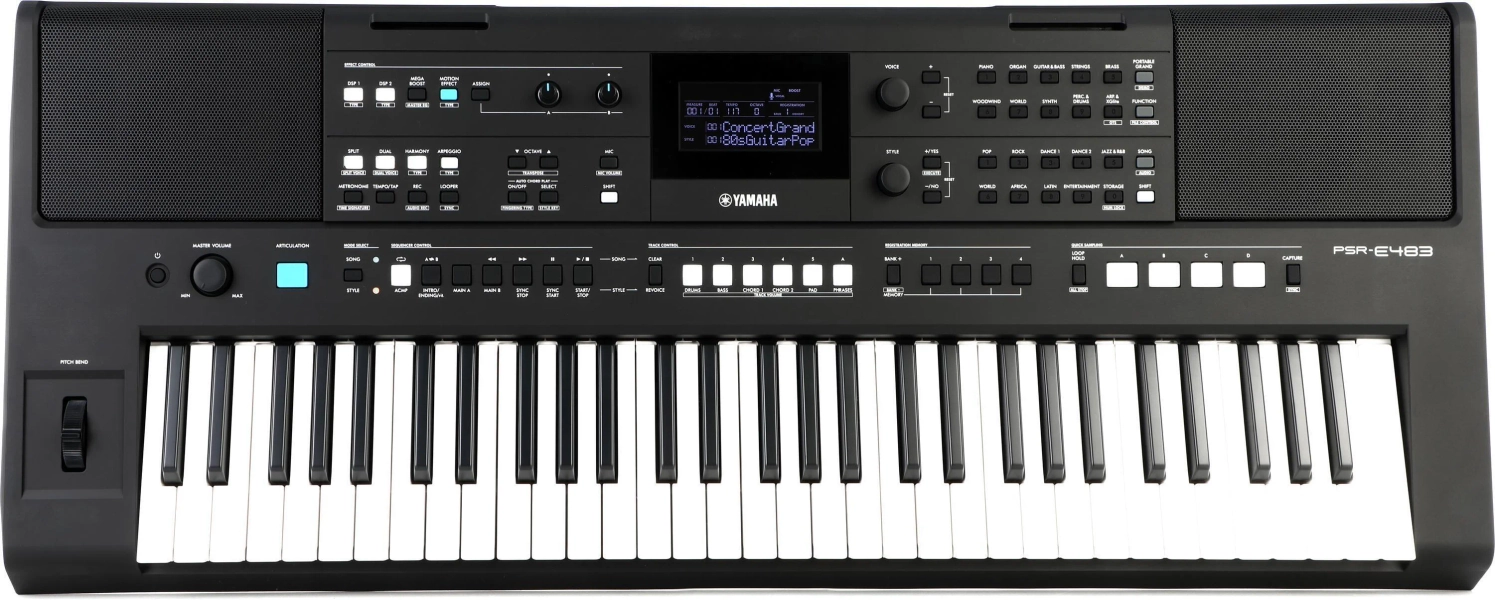 Yamaha PSR-E483 61-key Portable Keyboard