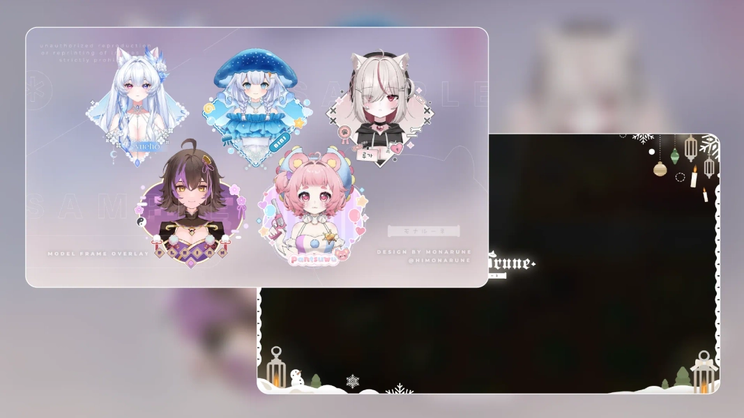 .minimal overlay + frame overlay by monarune (@himonarune)