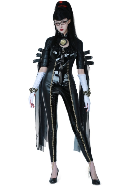 Bayonetta Cosplay Costume Bodysuit Jumpsuit