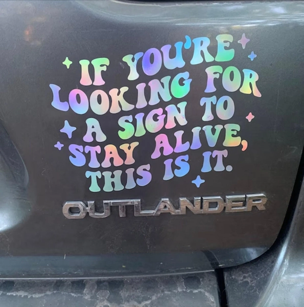 If You're Looking For A Sign Decal - Car Window Decal Sticker