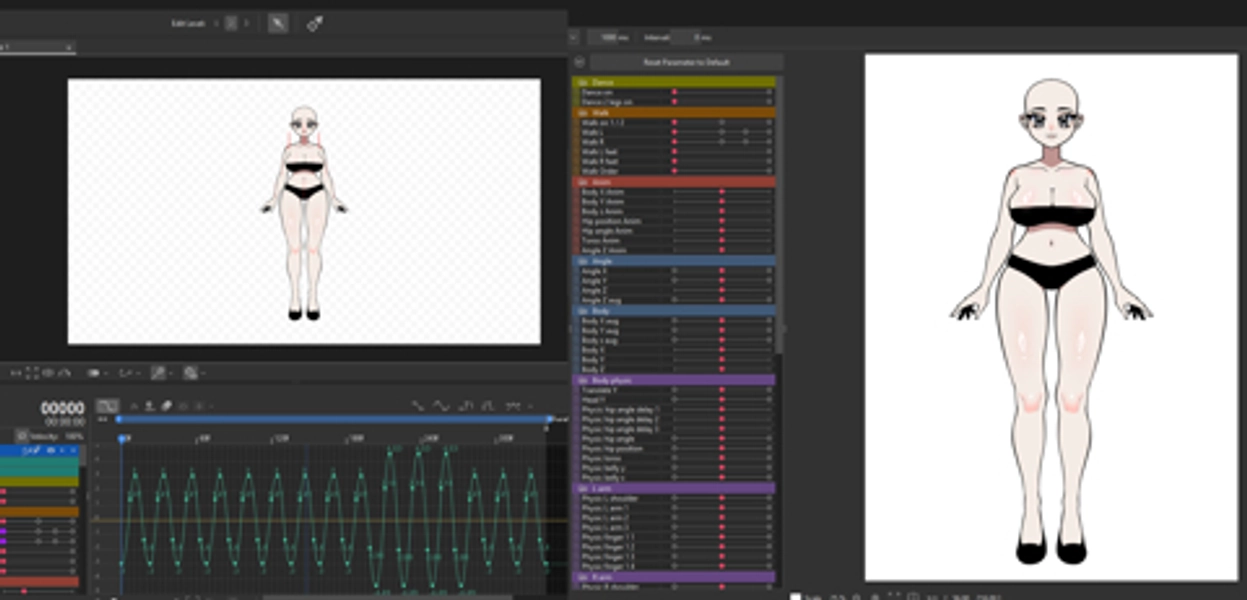 Live2D Model and Animation Study File