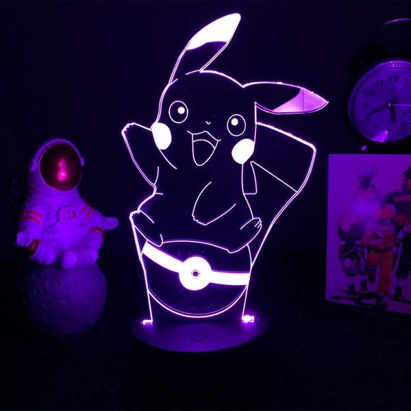 Cute LED Light Night Light 16 Color Changing Desk Lamp - E