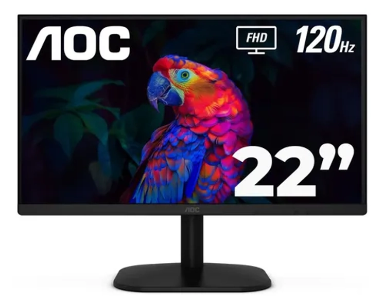 Monitor Aoc 22b35hm23 Led Full Hd 22 120hz Con Hdmi Y Vga Negro