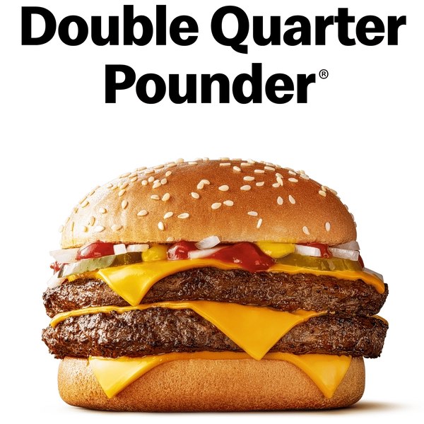 Double Quarter Pounder Meal Large McDonald's (Uber Eats)