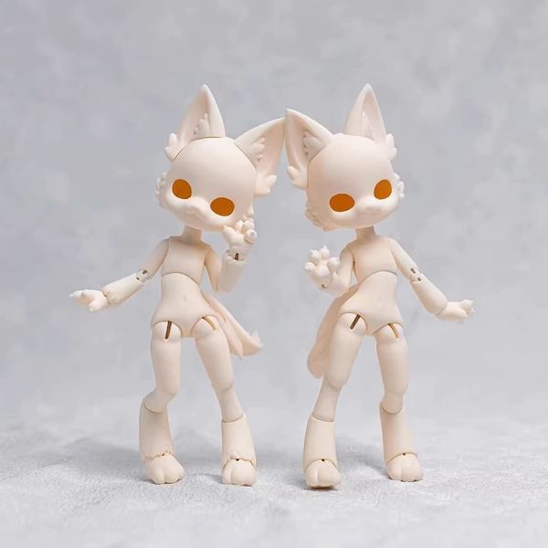 TINGUIN-Muñeca Bjd con cuerpo de Animal de gatito, 12 puntos, vegetariana, se puede conectar, cabeza de arcilla Gsc, Fury Ob11, regalo Original hecho en casa