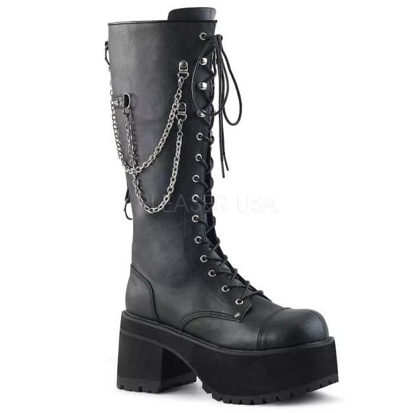 DemoniaCult DemoniaCult - RANGER303 Plattformstiefel - Schwarz | Attitude Deutschland