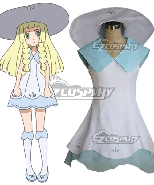Sun and Moon Lillie Cosplay Costume