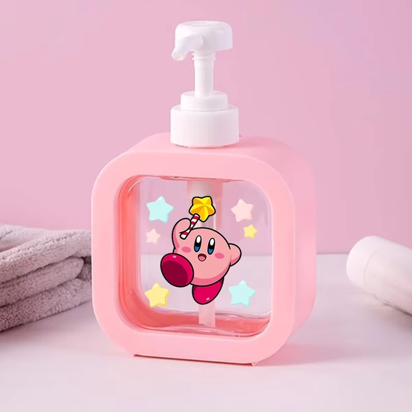 Star Kirbys Soap Dispenser Liquid Hand Pump Cartoon Kawaii Refillable Shampoo Bottle Portable Travel Hand Soap Dispenser Gifts - AliExpress 26