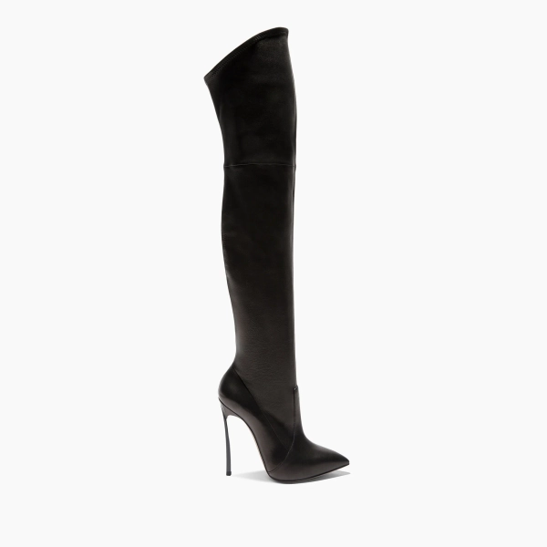 Casadei Blade Leather Over The Knee 