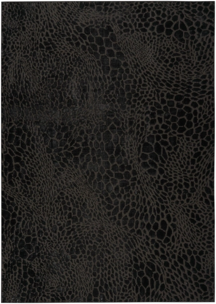 Orren Ellis Lurette Charcoal Silver Modern Indoor Rug