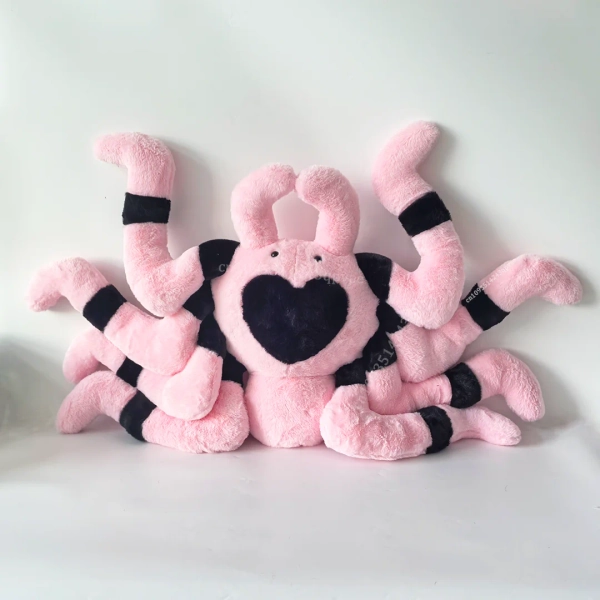 Pink and black cute tarantula