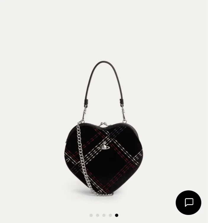 Belle Heart Frame Purse