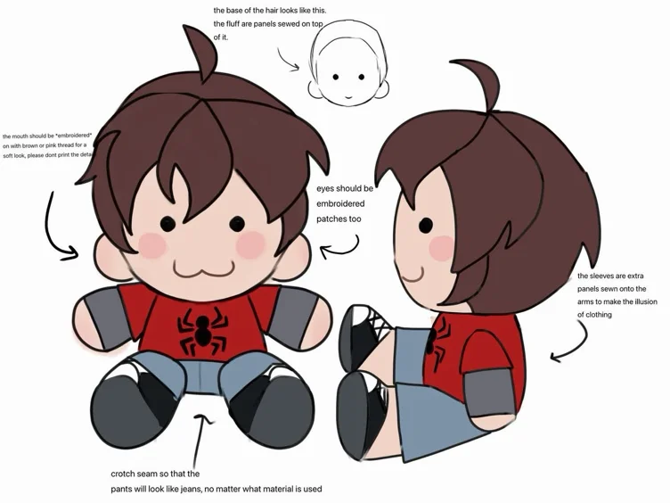 SpiderHuck Plushie (READ PRODUCT DESCRIPTION BEFORE PURCHASING) (25$ MINIMUM DONATION LIMIT) SHIPPING TO US AND CANADA ONLY