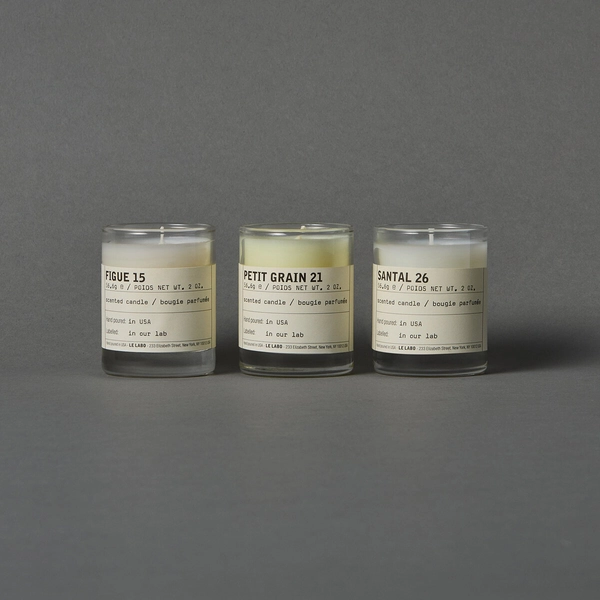 Le Labo Fragrances CANDLE DISCOVERY SET | glass votives
