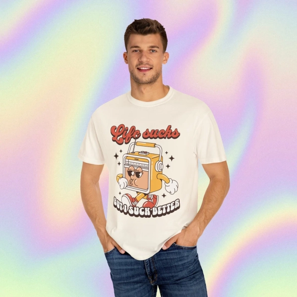 Life Sucks but I Suck Better Shirt | Comfort Colors Tee - Etsy