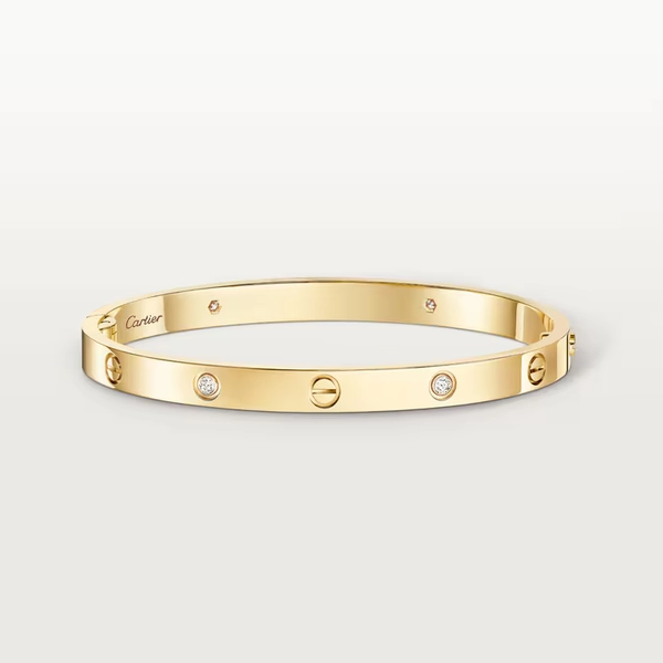 #LOVE# bracelet, medium model, 4 diamonds