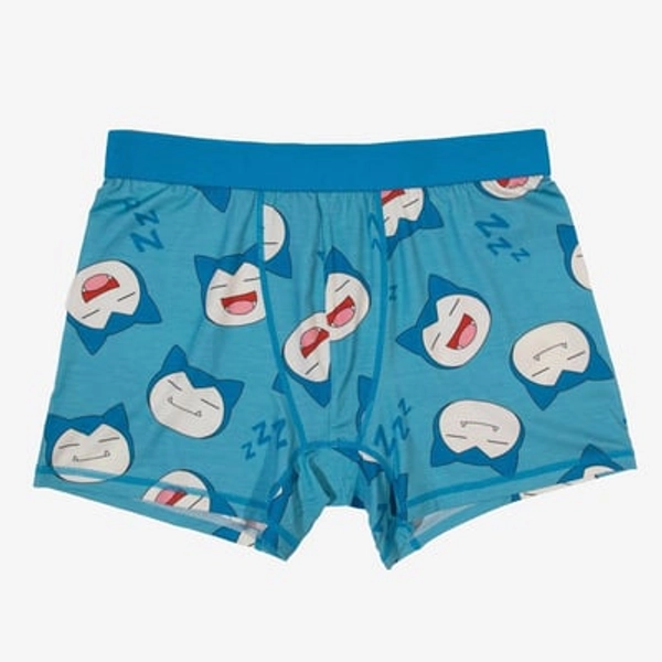 Men's Pokemon Snorlax Briefs - Blue L