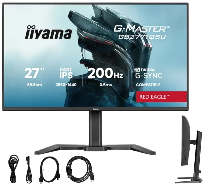iiyama 27" QHD IPS LED 200Hz 0,5ms