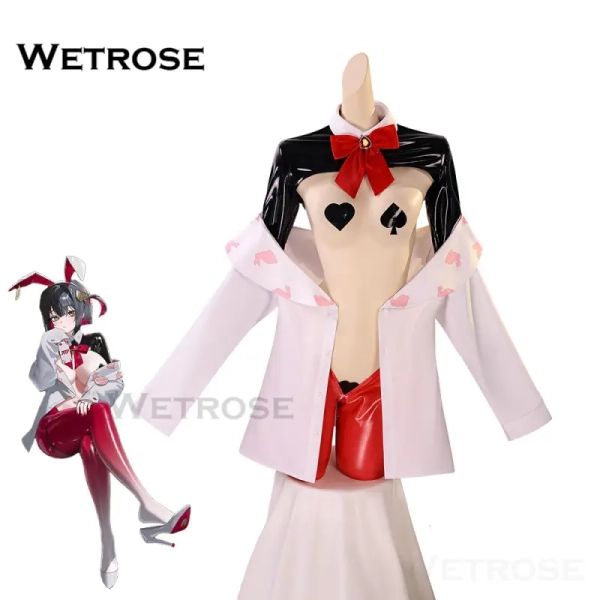 [Wetrose] In Stock Rouge Unlucky Rabbit Reverse Bunny Girl Suit Nikke: Goddess of Victory Cosplay Costume