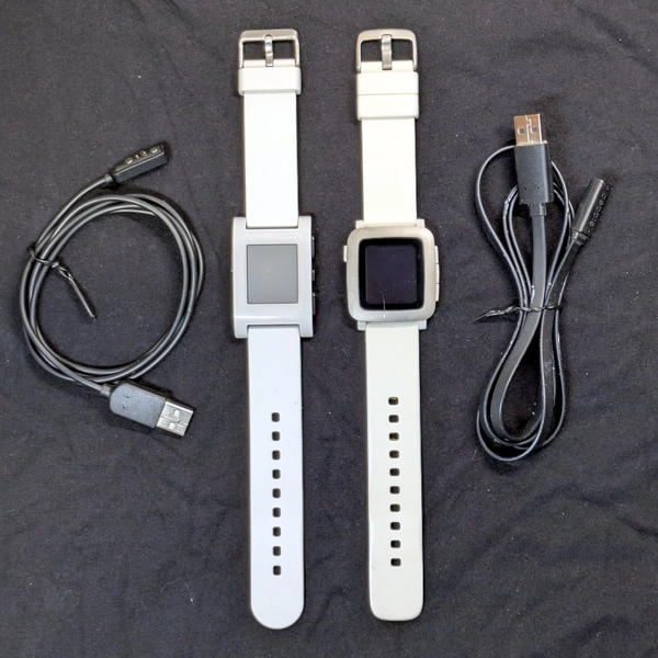 Pebble Classic & Pebble Time Kickstarter 2x Champion Watches - Read Description